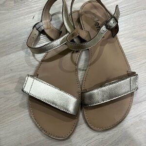 Be Lenka barefoot gold sandals